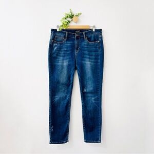 Judy Blue Relaxed Fit Lightly Distressed Blue Jeans